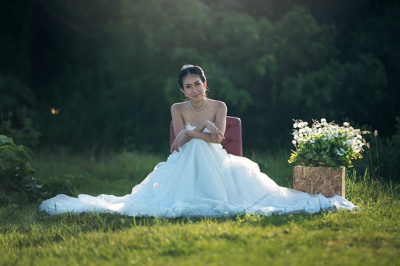 Cosmic Wedding Dress